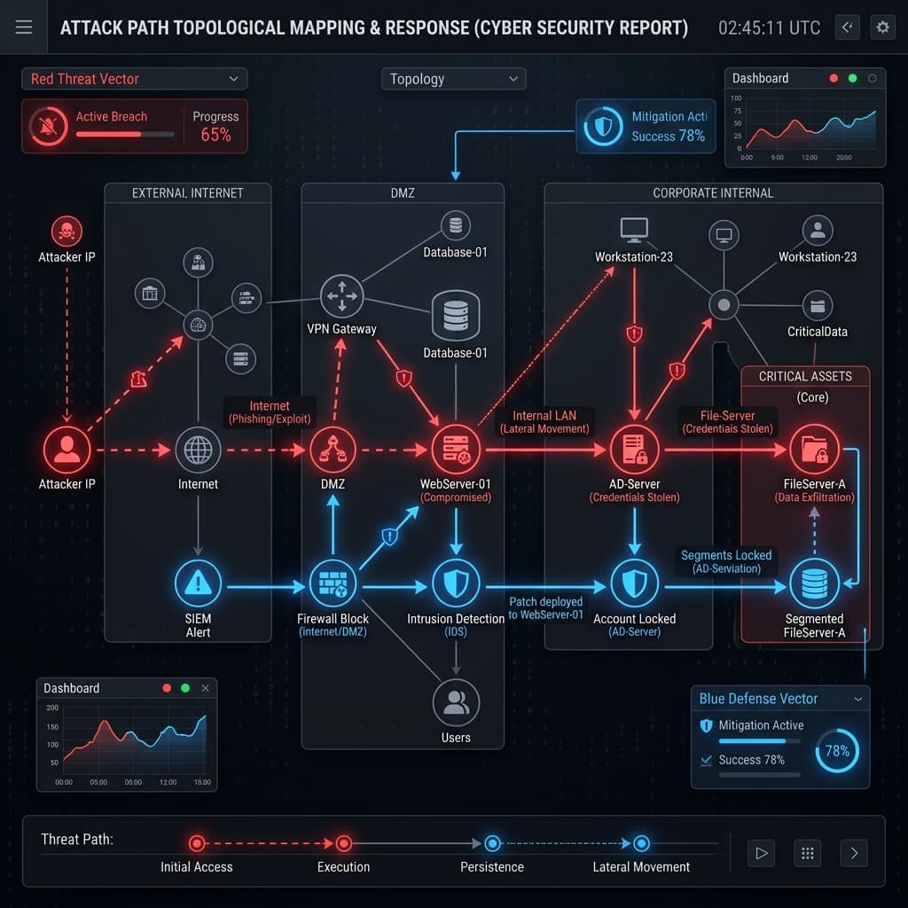 SFMC Attack Path Topology Map